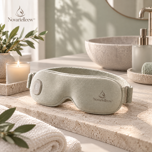 Novarielleew™ Gentle-Warmth Eye Mask | Soft Heated Eye Pillow for Home Spa Relaxation